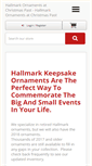 Mobile Screenshot of hallmarkornaments.us